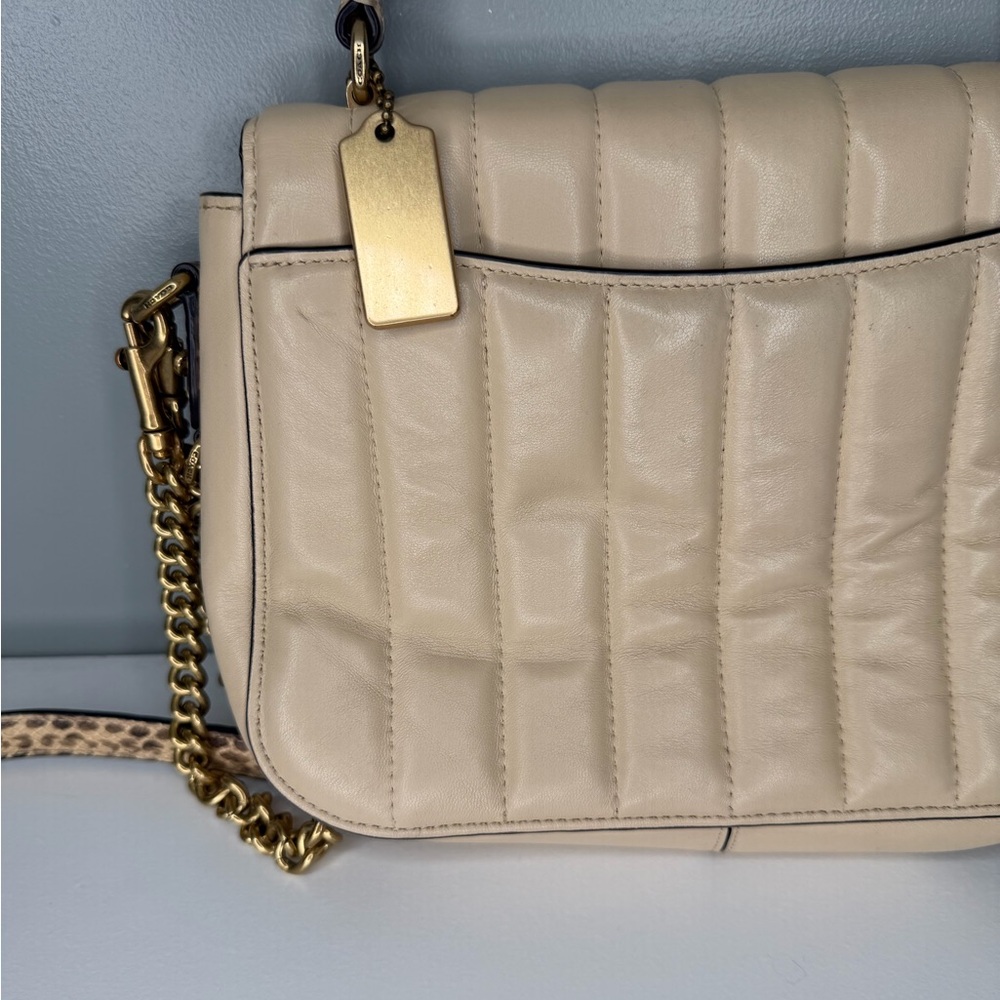 COACH x Jennifer Lopez Marley Top Handle Quilted Leather Bag - Picture 6 of 16